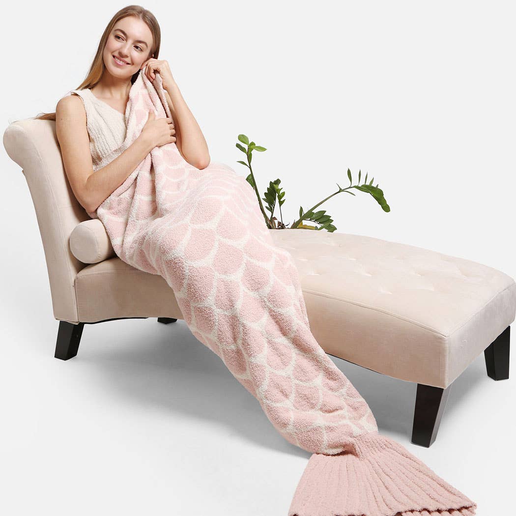 Fashion City - Wholesale Throw Blanket - Luxury Super Soft Mermaid Tail Blanket1