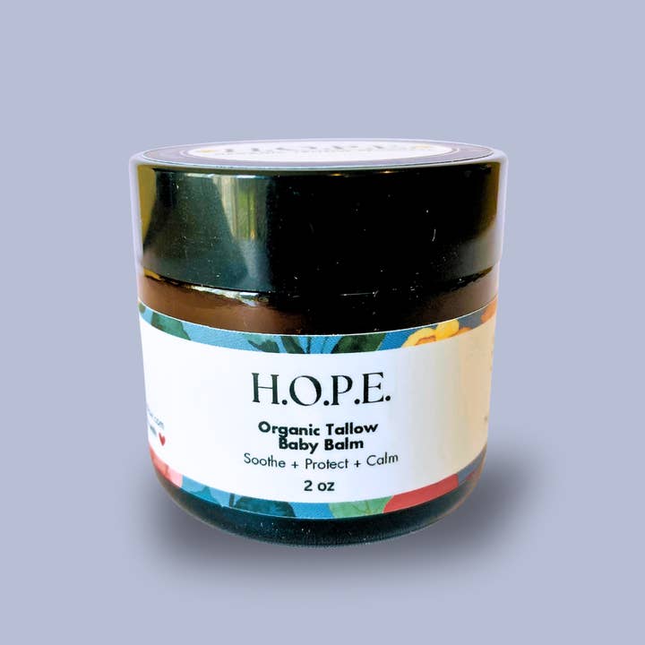 Baby Balm | Organic Tallow for wholesale by HOPE Organic Tallow Products