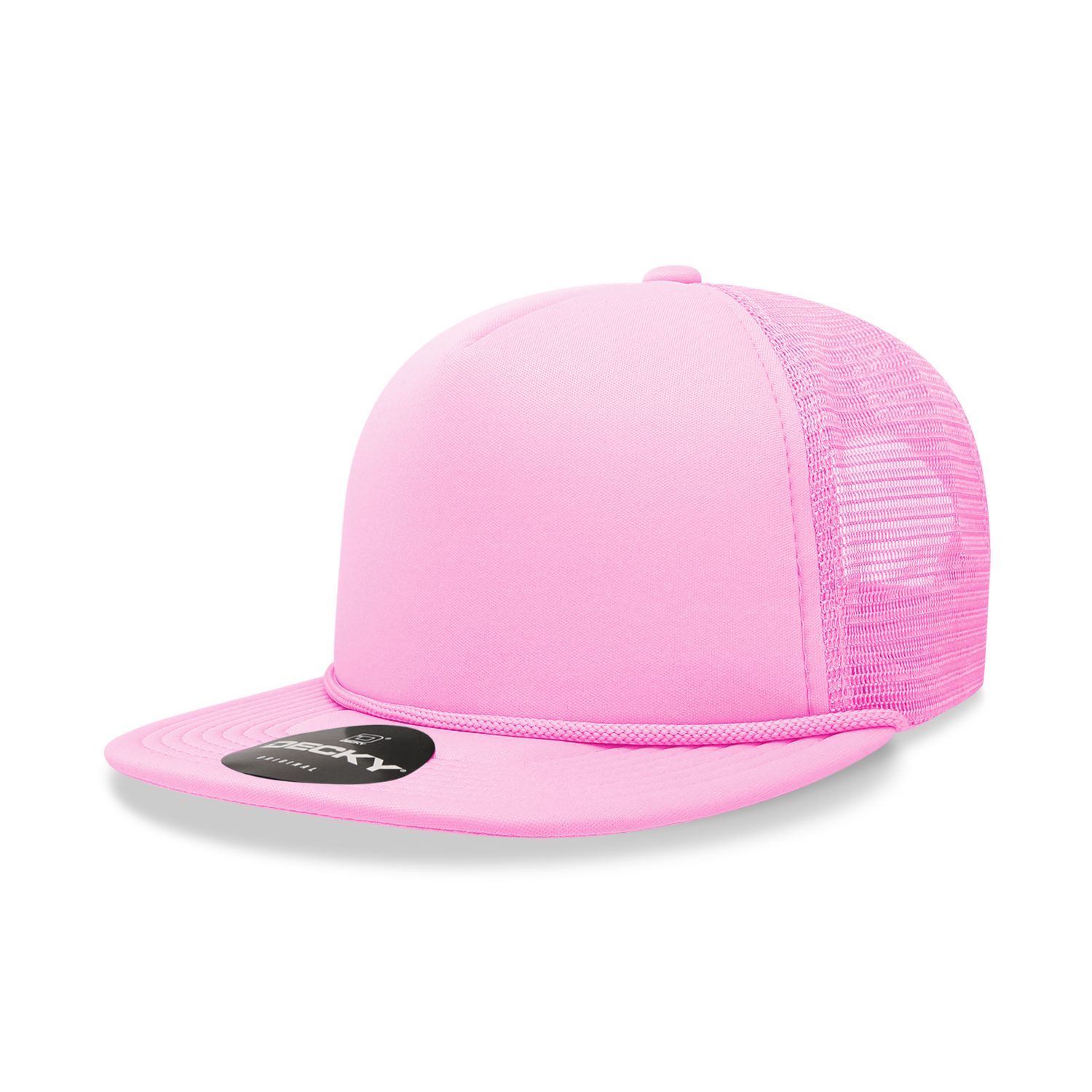 The Park Wholesale - Wholesale Trucker Hat - Unisex - Decky 6026 - Classic 5 Panel Foam Trucker Cap, Flat Bill Hat4