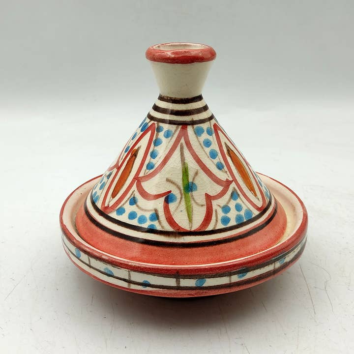 Etnico Arredo - Vendita all'ingrosso Ciotole/Piatti decorativi - Mini Tajine Etnica Marocco Marocchina Spezie Salse Ceramica Terracotta 1702221330