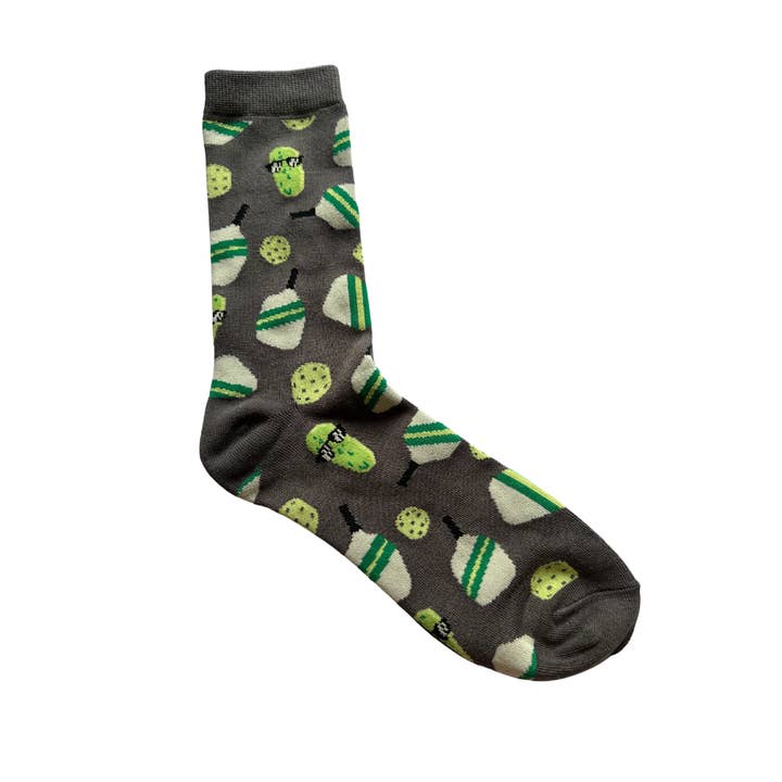 Born to Rally - Wholesale Socks - Men's - Pickleball Bamboo Socks- Gray5