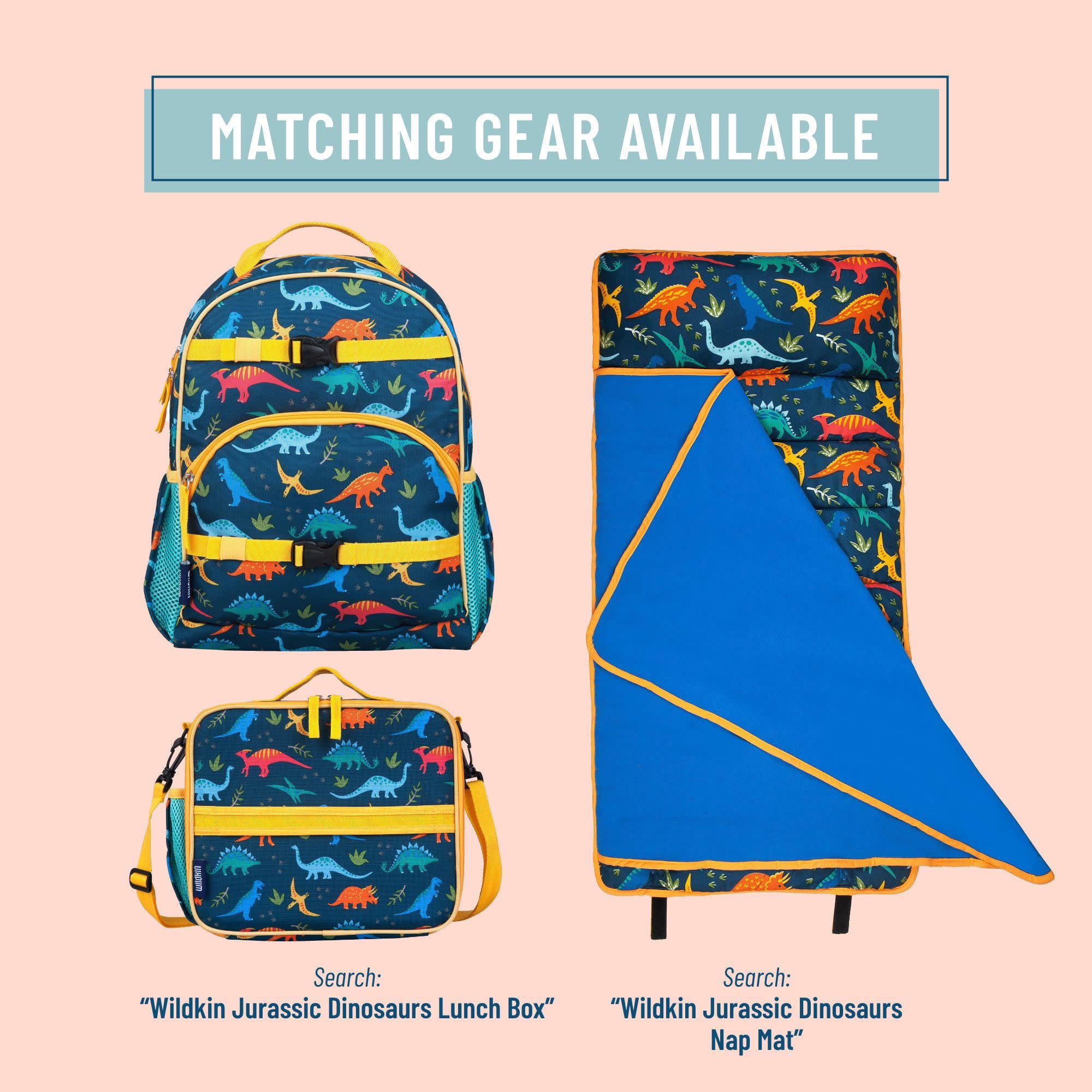 Wildkin - Wholesale Backpack - Kids - Jurassic Dinosaurs Medium Eco Backpack - 12L4