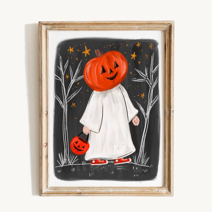 Trick or Treater Print for wholesale by Lux + Trip
