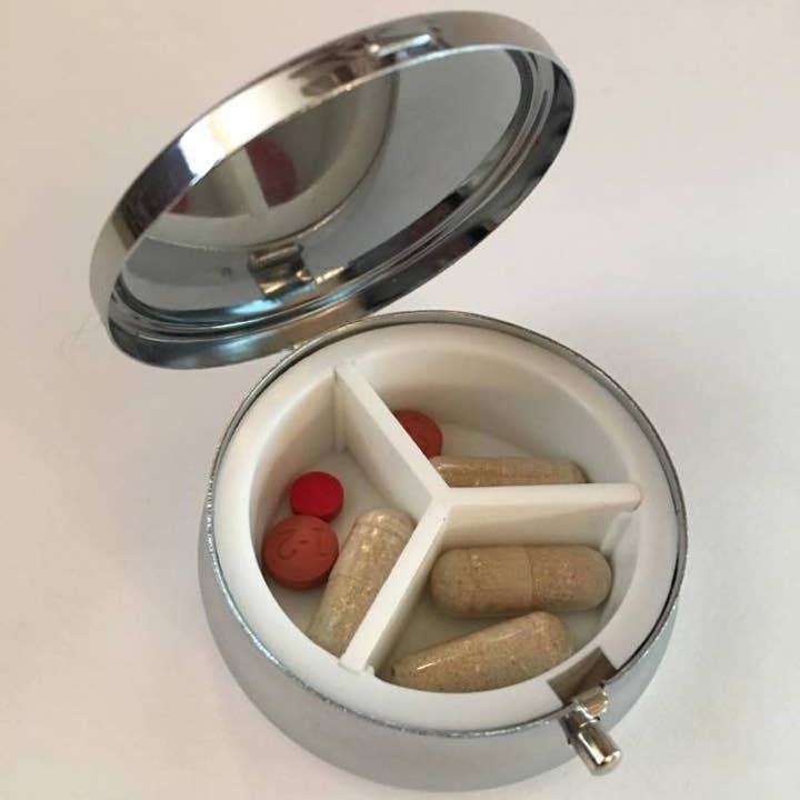 FringePop - Wholesale Pill Organizer - Pizza Pill Box Case Pillbox Holder Stash Trinket Box Pop Art Food2