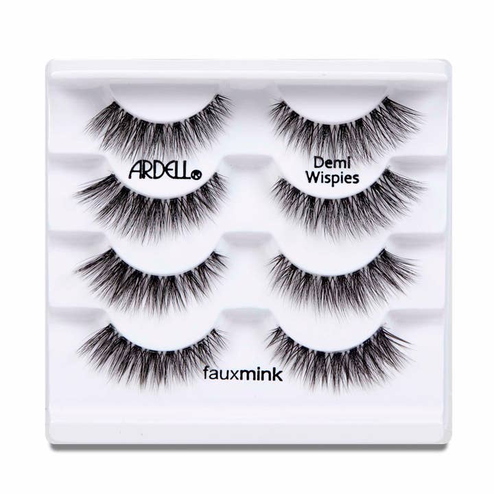 Ardell, Gigi and Hollywood Fashion Secrets - Wholesale False/Fake Eyelashes - Faux Mink Demi Wispies 4 Pack1