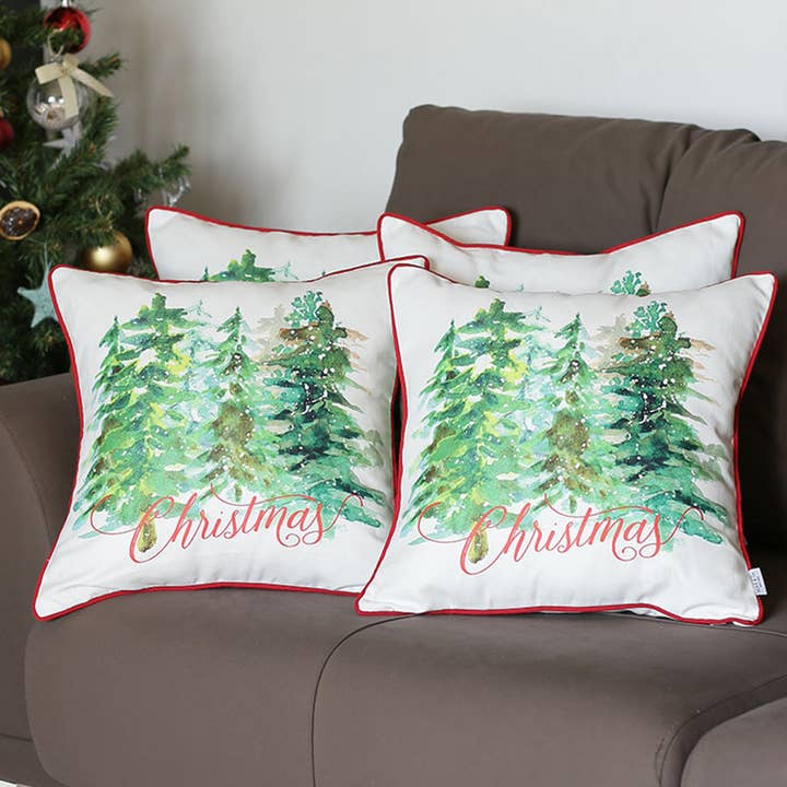 Christmas Throw Pillow Cover (Set of 4) for wholesale by MIKE & Co. NEW YORK