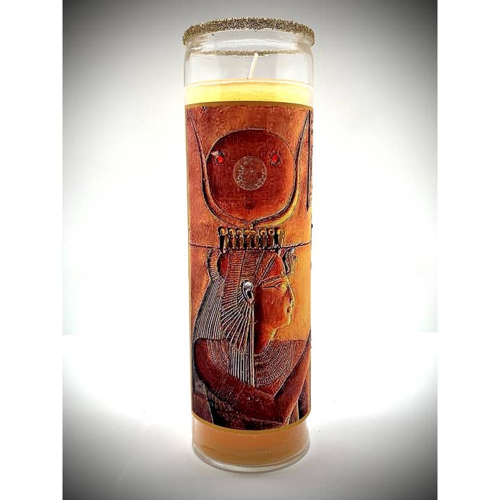 Hathor gouden glitterkaars - Egyptische koningin van de hemel voor wholesale door Ceridwen’s