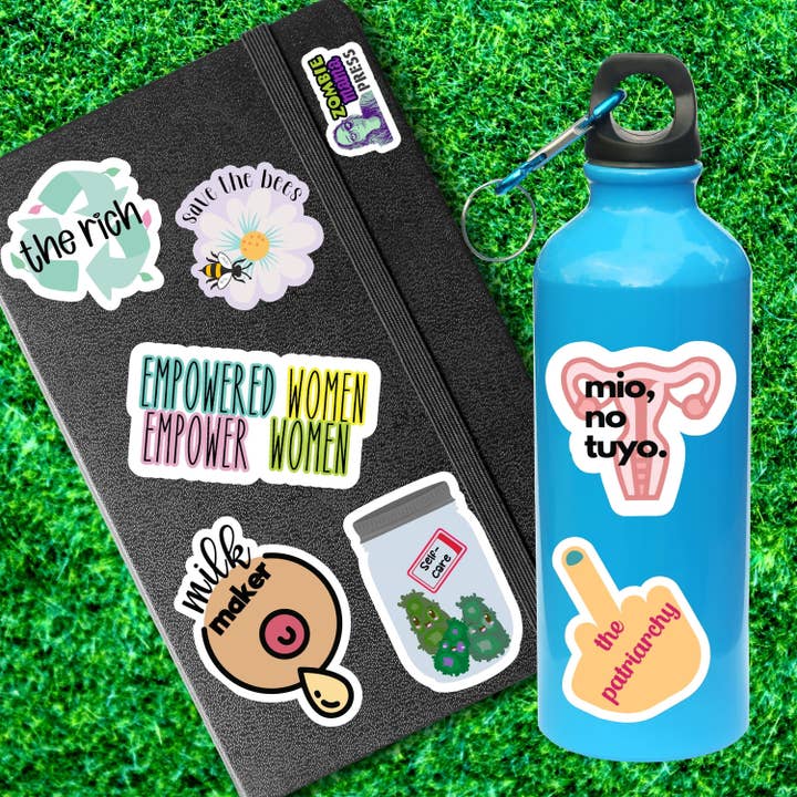 Zombie Mama Press - Vente Autocollant - Autocollant pour plantes de cannabis en forme de tournesol | Autocollant pour plantes de marijuana | Autocollant Weed Together Strong | Autocollant pour plantes de cannabis3