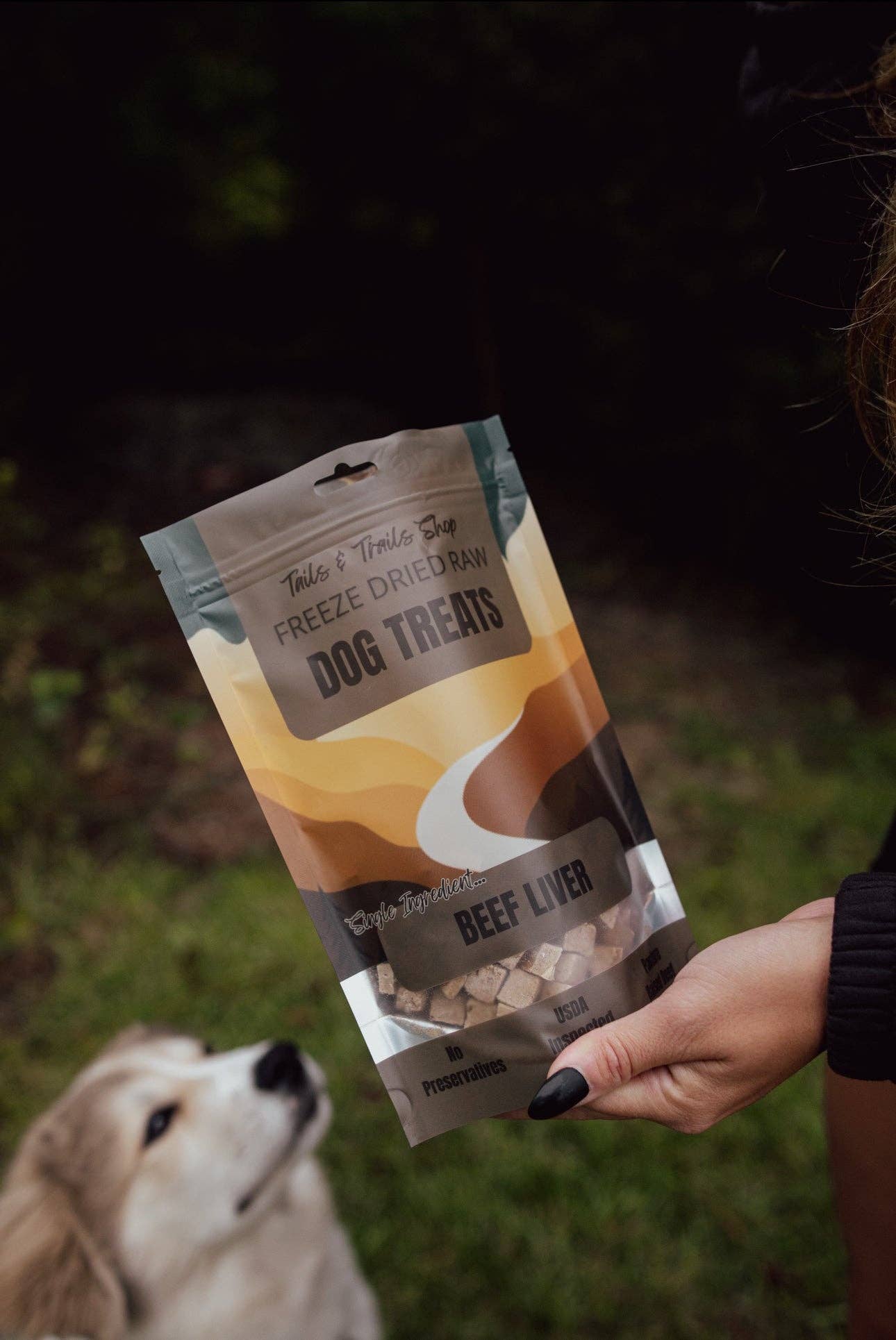 Tails and Trails - Vendita all'ingrosso Snack - Cani - LECCORNIE DI FEGATO DI MANZO LIOFILIZZATO2