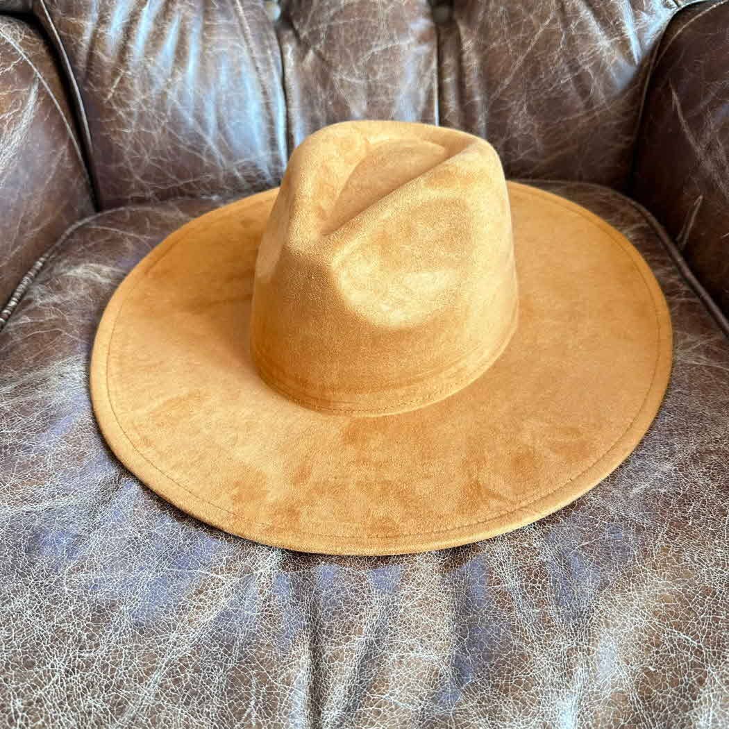Queens INC - Wholesale Fedora - Women's - Best seller Fashion Classic Wide Brim Suede Primium  Hat 24