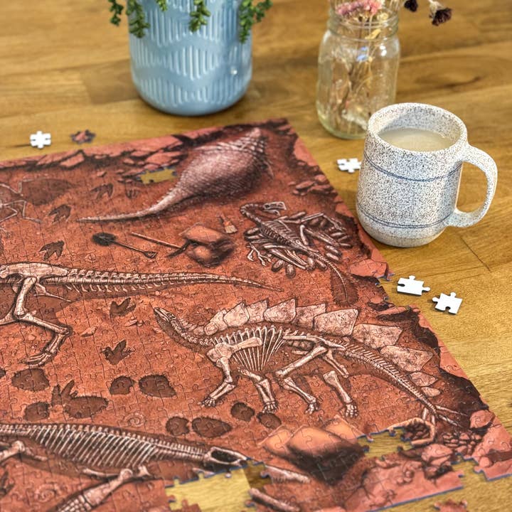 Montrose Biology – Engroshandel Puslespil - Voksen – "Berømte Fossiler" Palæontologi Puslespil (1k)2