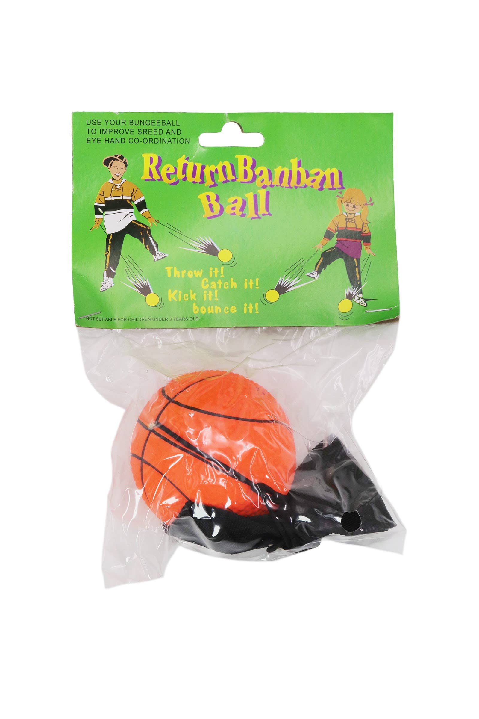 Basketball Throw Back Sports Bouncy Return Ball for wholesale on Faire5