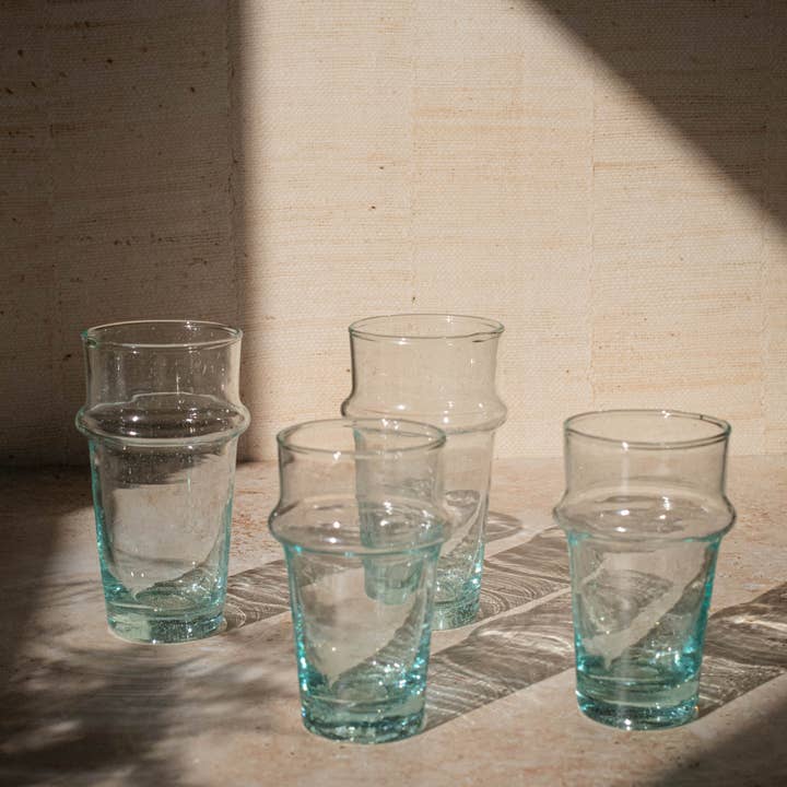 Maison Berber - Wholesale Drinking glass/cup - Moroccan Beldi Glassware - Clear4