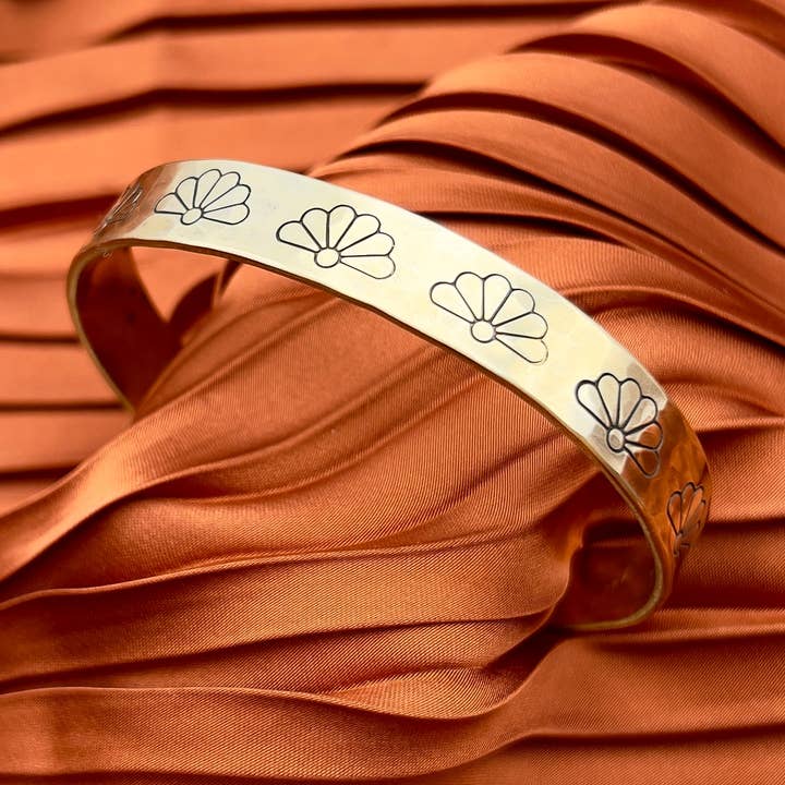 Handmade Flora Cuff for wholesale by Fluff Hardware