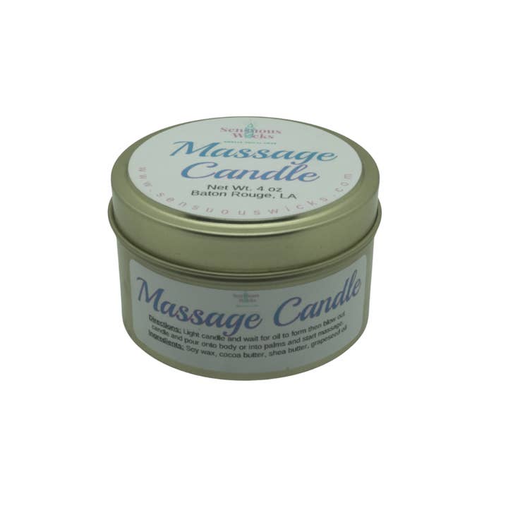 Massage Candle for wholesale by Sensuous Wicks