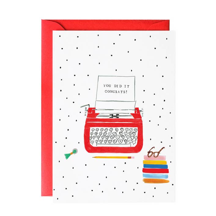 Mr. Boddington's Studio - Wholesale Congratulations card - A Congrats Note For You - Greeting Card0