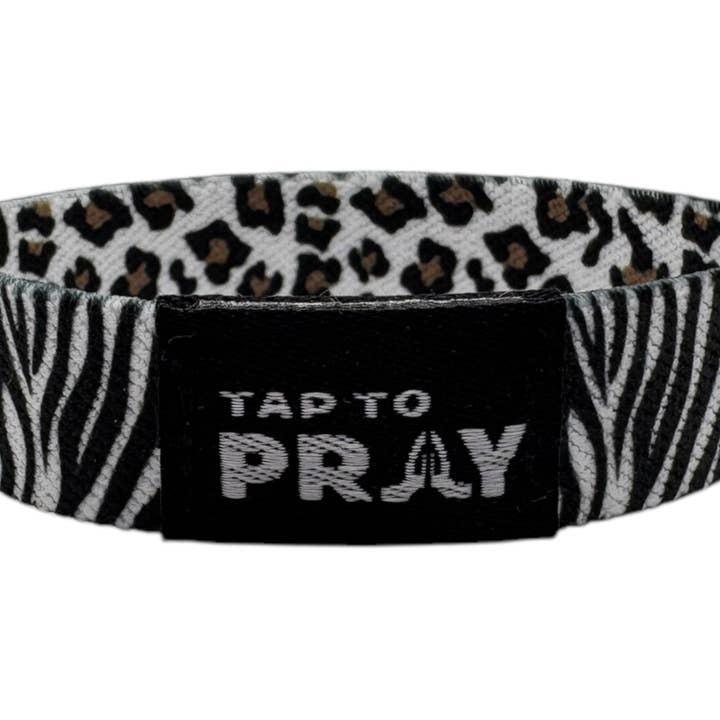 Versible - Wholesale Wristband - Tap To Prayâ„¢ Wristbands - Safari Zebra