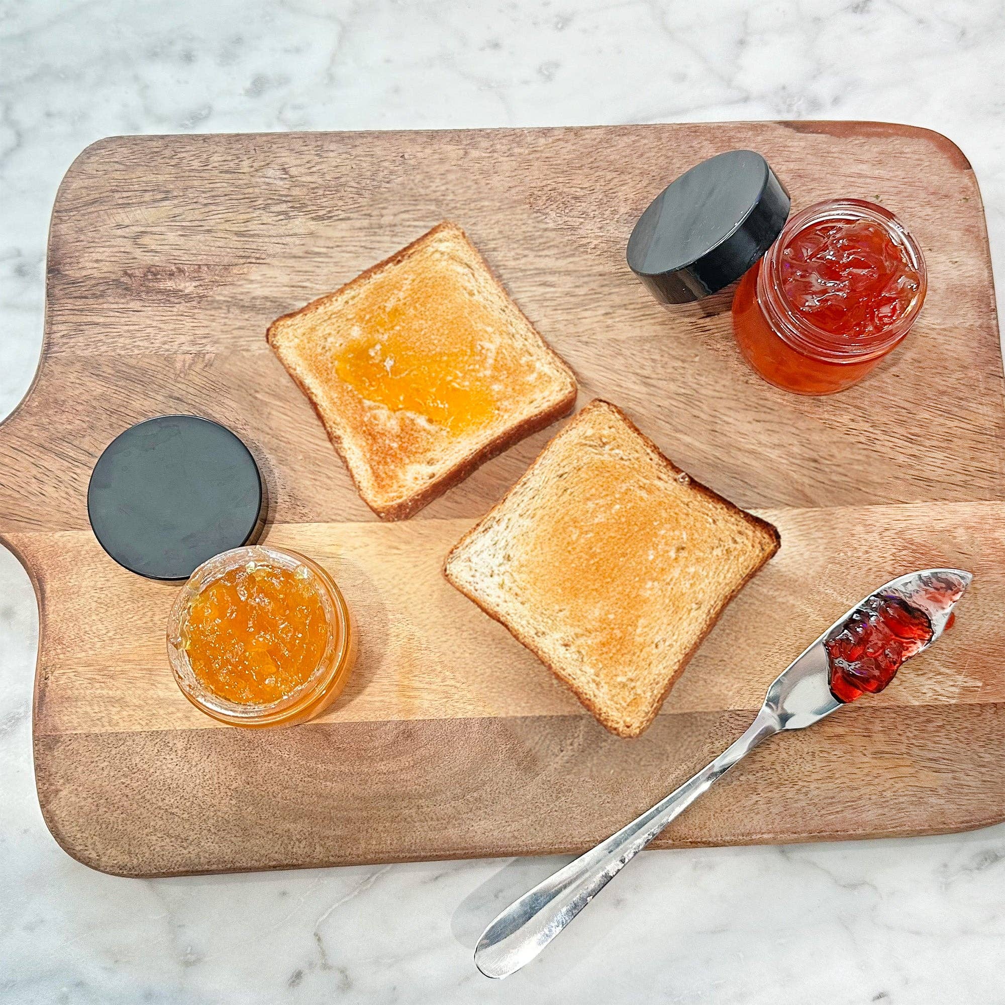 Kurated Korner - Vendita all'ingrosso Barattoli - Barattoli in vetro trasparente con lato dritto Cornucopia da 2 once (12 pezzi)7