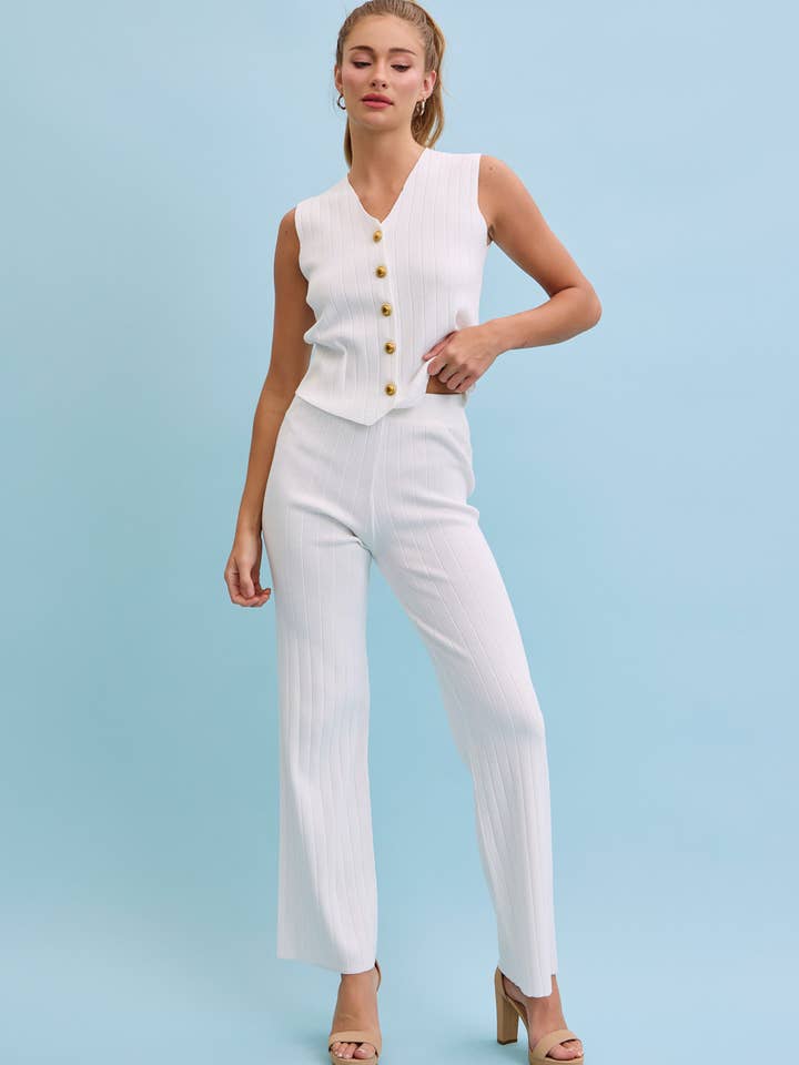 Ensemble en maille côtelée Soft Majesty pour la vente par RIVIR