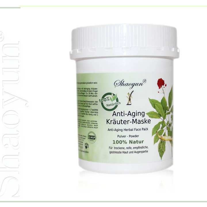 Anti-aging urte ansigtsmaske for engroshandel hos Shaoyun Natural Health & Beauty