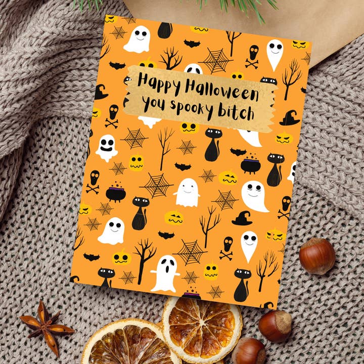 As Told By Ellie - Wholesale Halloween Card - Sassy Halloween Card, Spooky Season Greeting Cards Funny