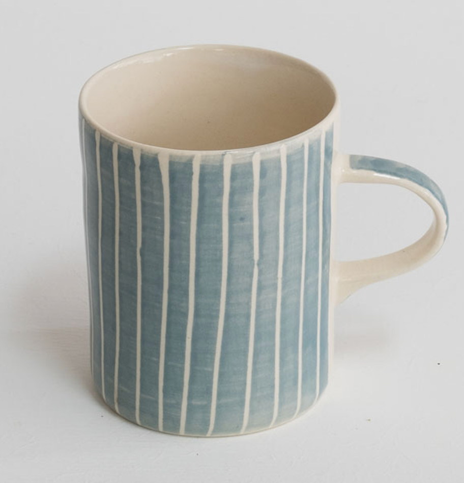 Musango - Wholesale Coffee Mug - Contemporary Handmade Coffee Mugs Sgraffito Stripe10