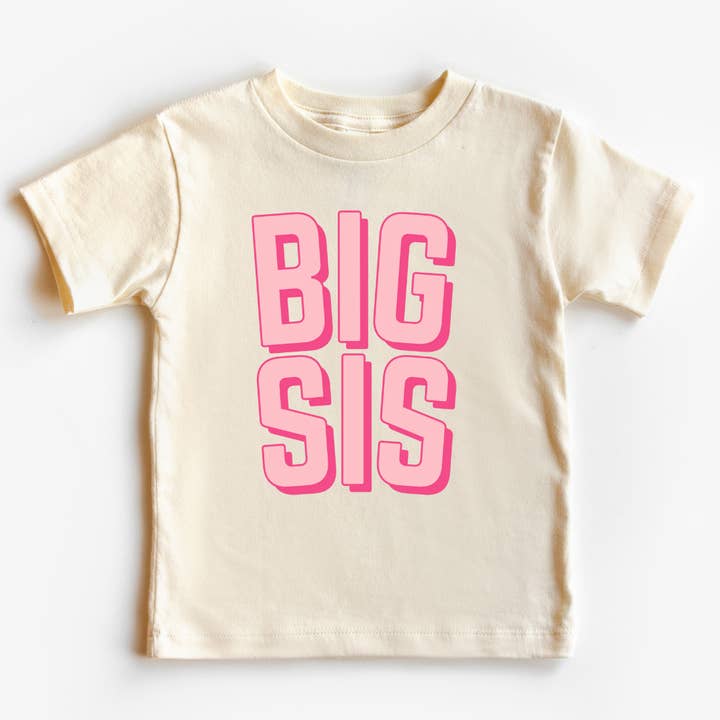 The Babe Co. - Vendita all'ingrosso Maglietta serigrafata - Bambini - Maglietta Big Sis0