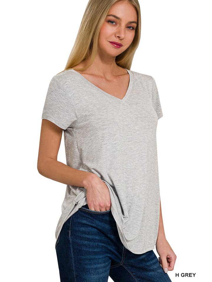 42POPS – wholesale Knit top – Women's – `.Short Sleeve Rayon Jersey Tee7