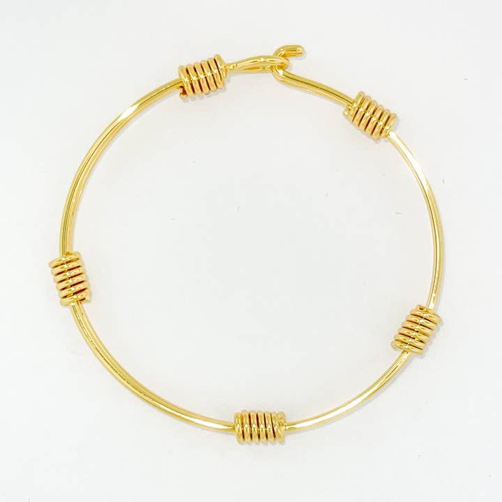 Fashion Wrapped Wire Bracelet for wholesale by S&A Fashions