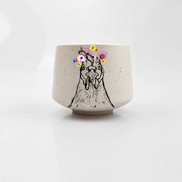 Artsy Em - Wholesale Plant Pot - Chicken Crown Delight Cup