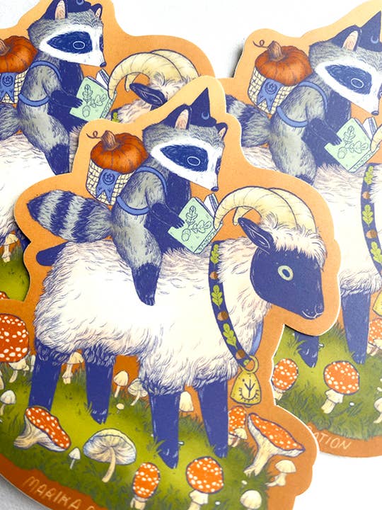 Marika Paz Illustration – Adesivo por atacado – Autocolante Little Familiars1