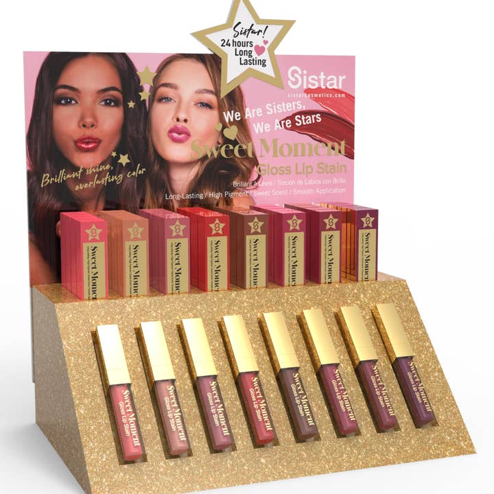 SM Beauty LLC - Wholesale Lip Stain/Dye/Tint - Sistar Sweet Moment Gloss Lip Stain