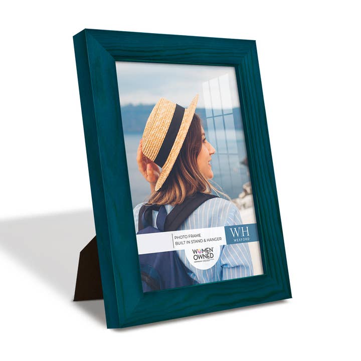 Wexford Home - Wholesale Picture Frame - Photo Frame, Real Wood with Wood Grain, Ocean Blue14