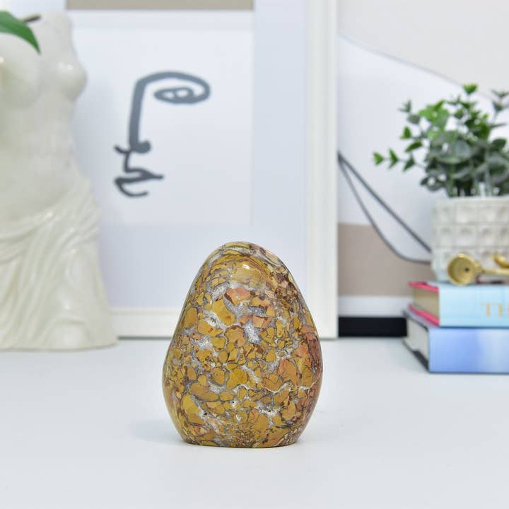 Yellow Tree Company - Wholesale Spiritual Stone/Crystal - Ibis Jasper Freeform | Madagascan Brecciated Jasper FreeForm