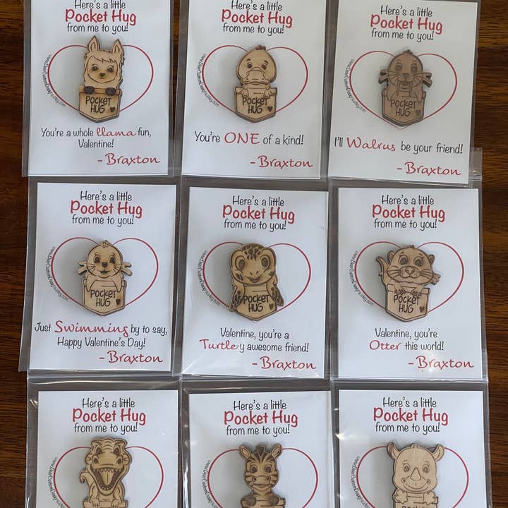 Deer Custom Designs - Wholesale Keepsake Coin/Token - Valentine's Day Pocket Hug2