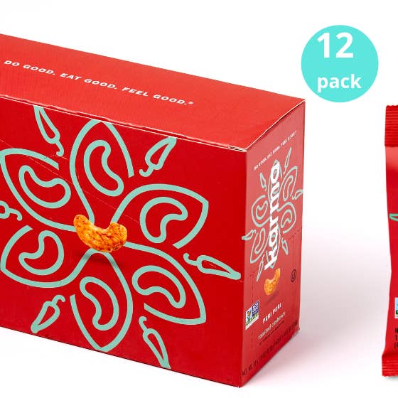 Karma Nuts - Wholesale Nuts - Peri Peri Roasted Cashews 1.5oz3