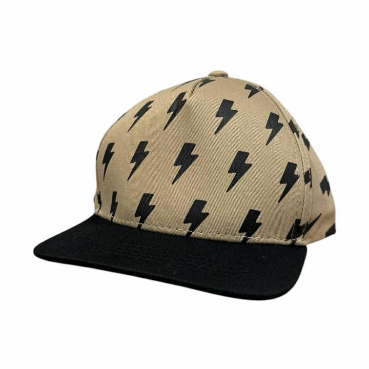 Snapback Infantil Cinzento-Toupeira com Raio por atacado de simply Too Shabby