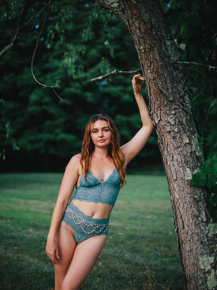 Clare Bare - Wholesale Underwear - Women's - Echo High Rise Lace Thong (multiple colors)1