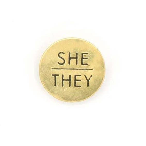 Fair Anita - Wholesale Lapel Pin/Button - Pronoun Pins - Brass3