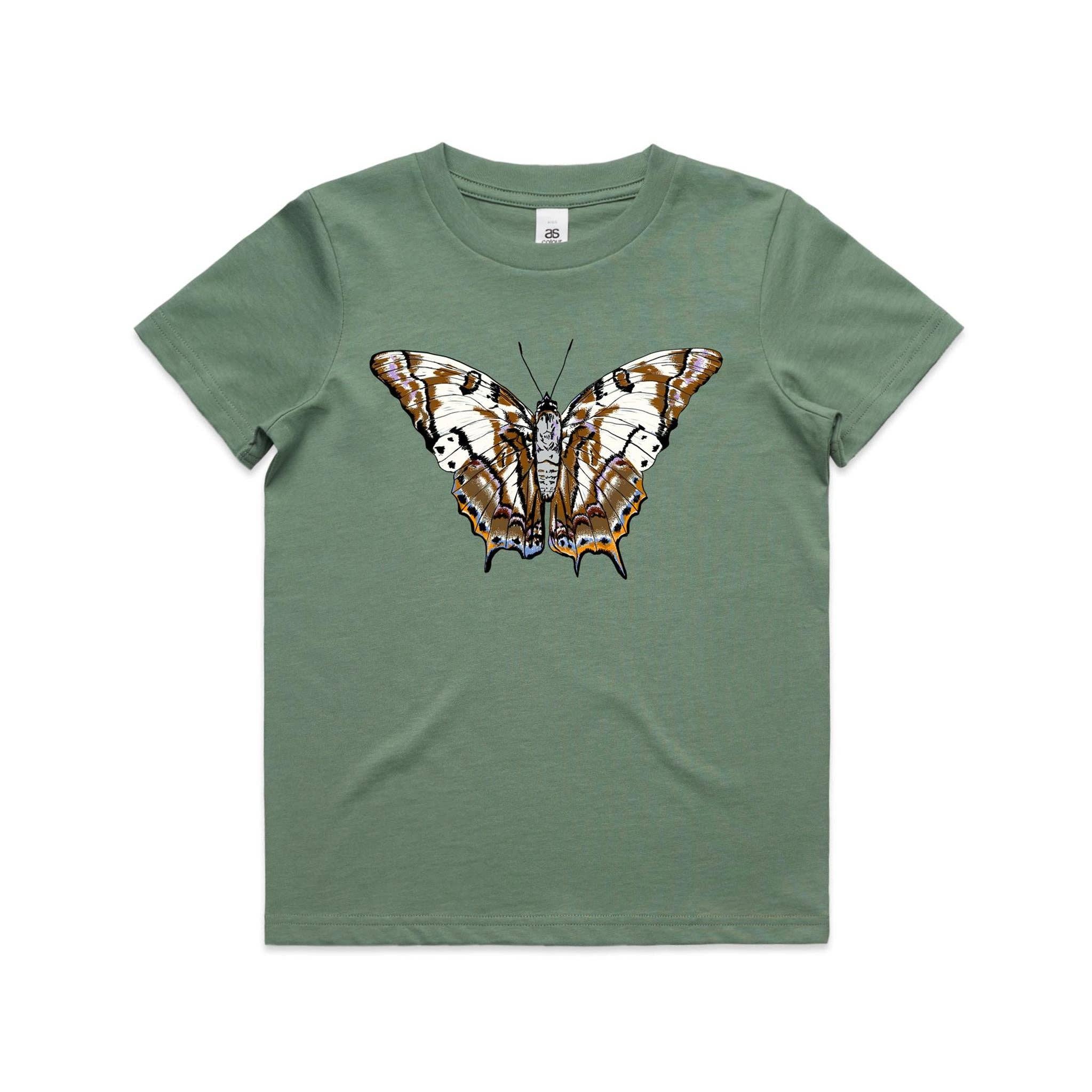 High Tees - Wholesale Screen Printed T-Shirt - Kids - Tailed Emperor Butterfly Kids T shirt6