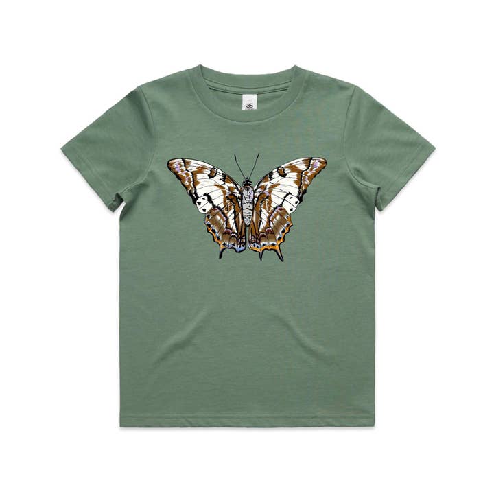 High Tees - Wholesale Screen Printed T-Shirt - Kids - Tailed Emperor Butterfly Kids T shirt6