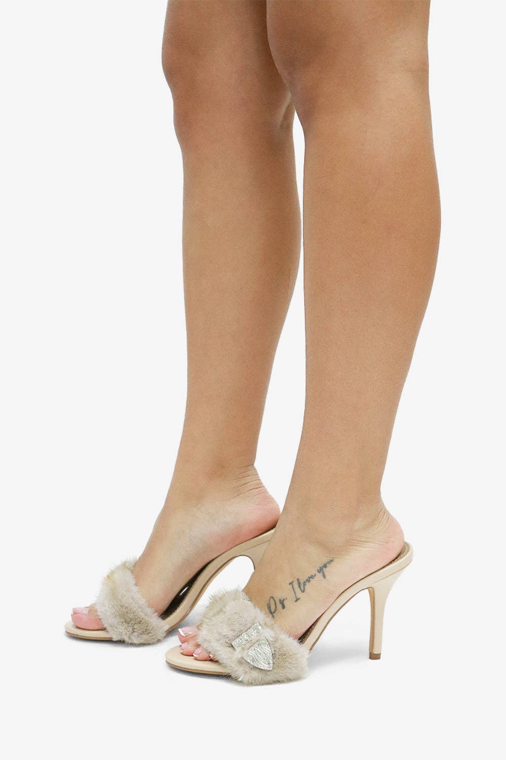 Lemonade Shoes – Engroshandel Højhælede sko - Dame – CHAIRMAN- Pelsmuldhæl med udsmykning13