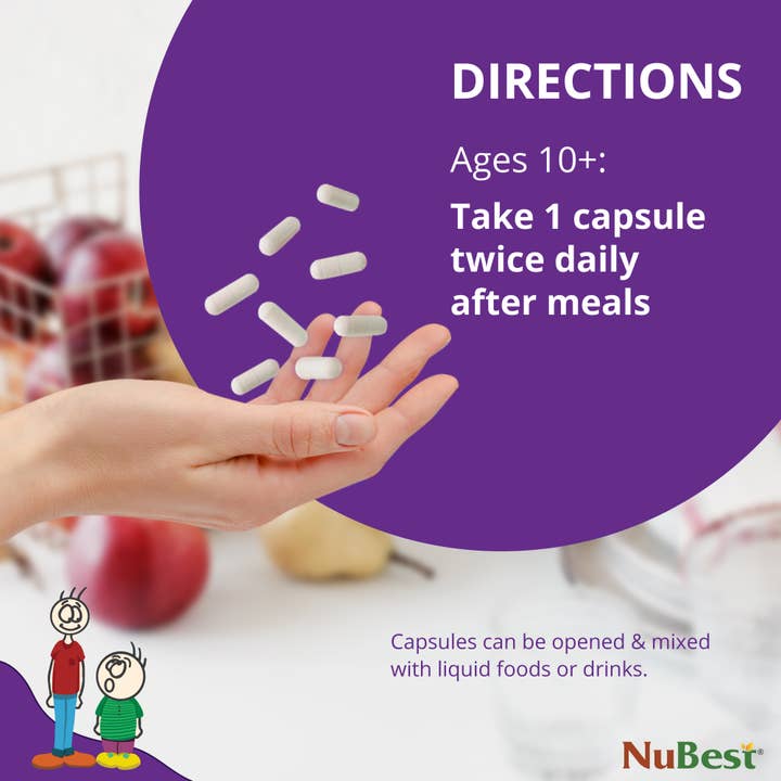 NuBest Nutrition - Wholesale Oral Supplement/Vitamin - NuBest Tall 10+, Potent Height Growth for Teens 10+, 60 Caps4