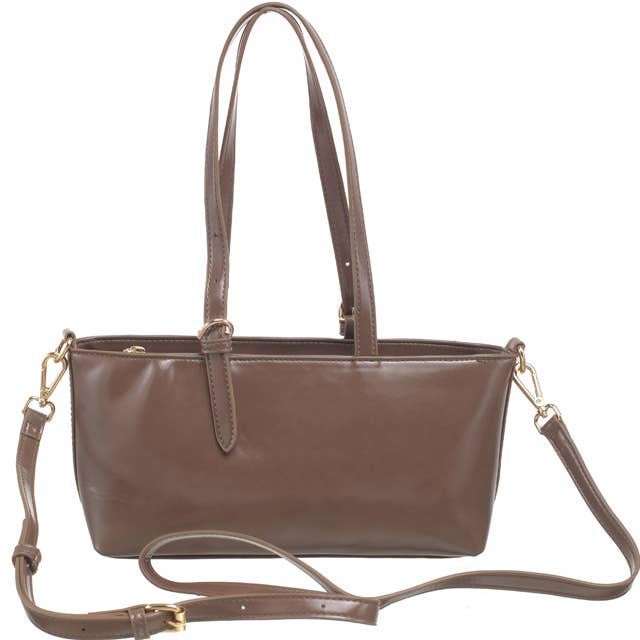 Bessie London - Wholesale Shoulder Bag - Women's - EVERYDAY WEAVE BAGUETTE BAG7