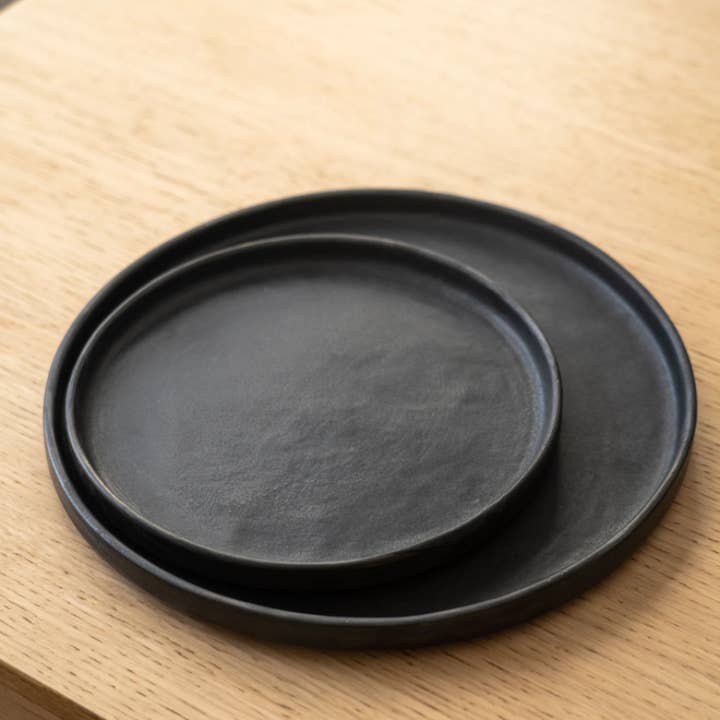 Creating Comfort Lab - Wholesale Dinner Plate - Black Matte Stoneware Dinner Plates