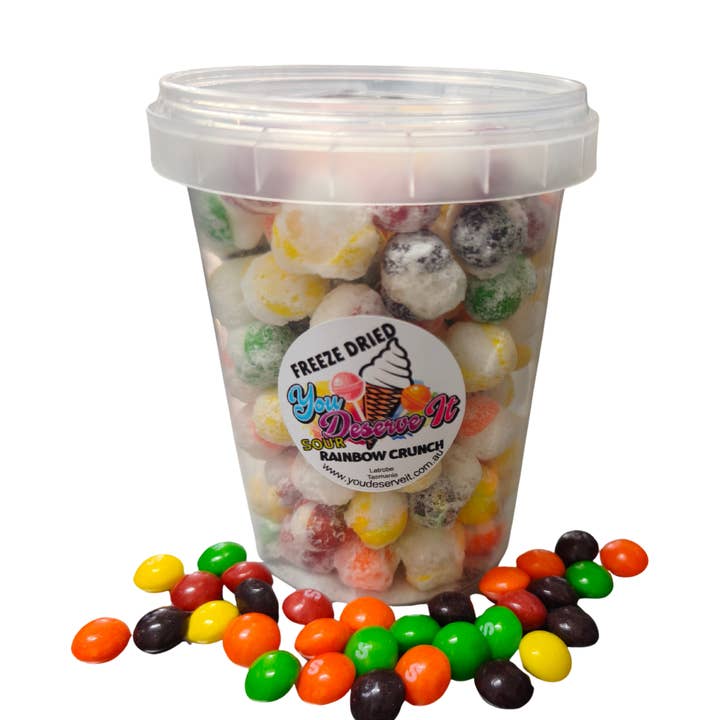 Sour Rainbow Crunch Cup for wholesale by You Deserve It