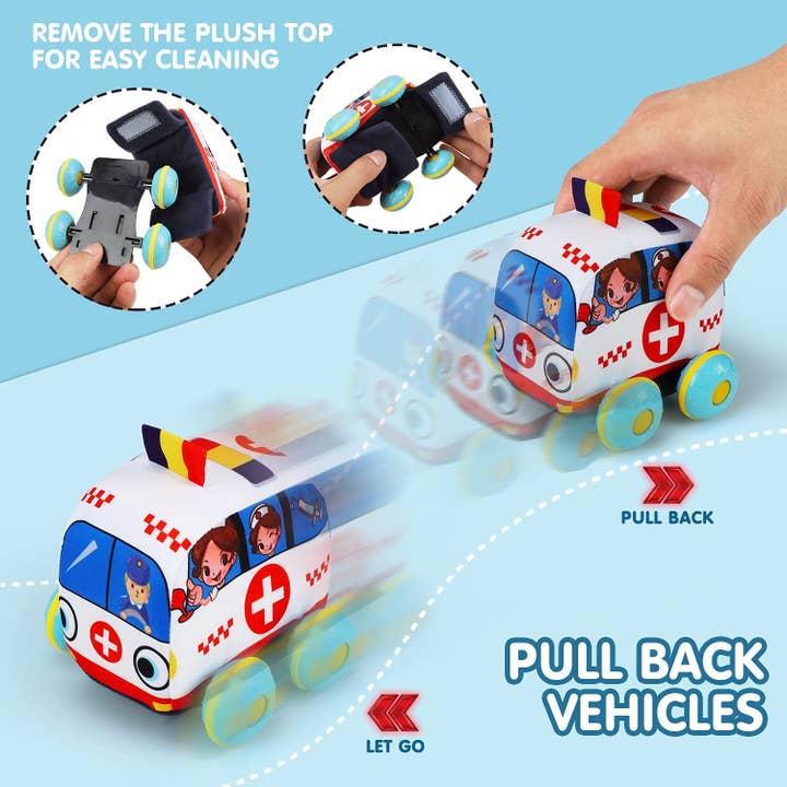 TOY Life - Wholesale Toy Car/Truck - Kids - Soft Toy Cars for Baby with Map