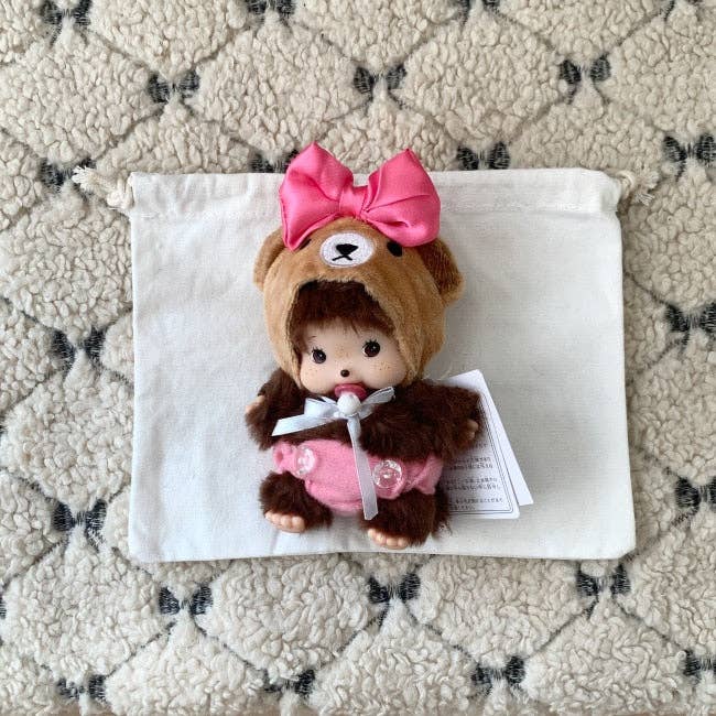 MOND HAUS - Wholesale Keychain - Women's - Bubble Baby Monkey Keychain | Cute Furry Bear Doll Bag Charm1