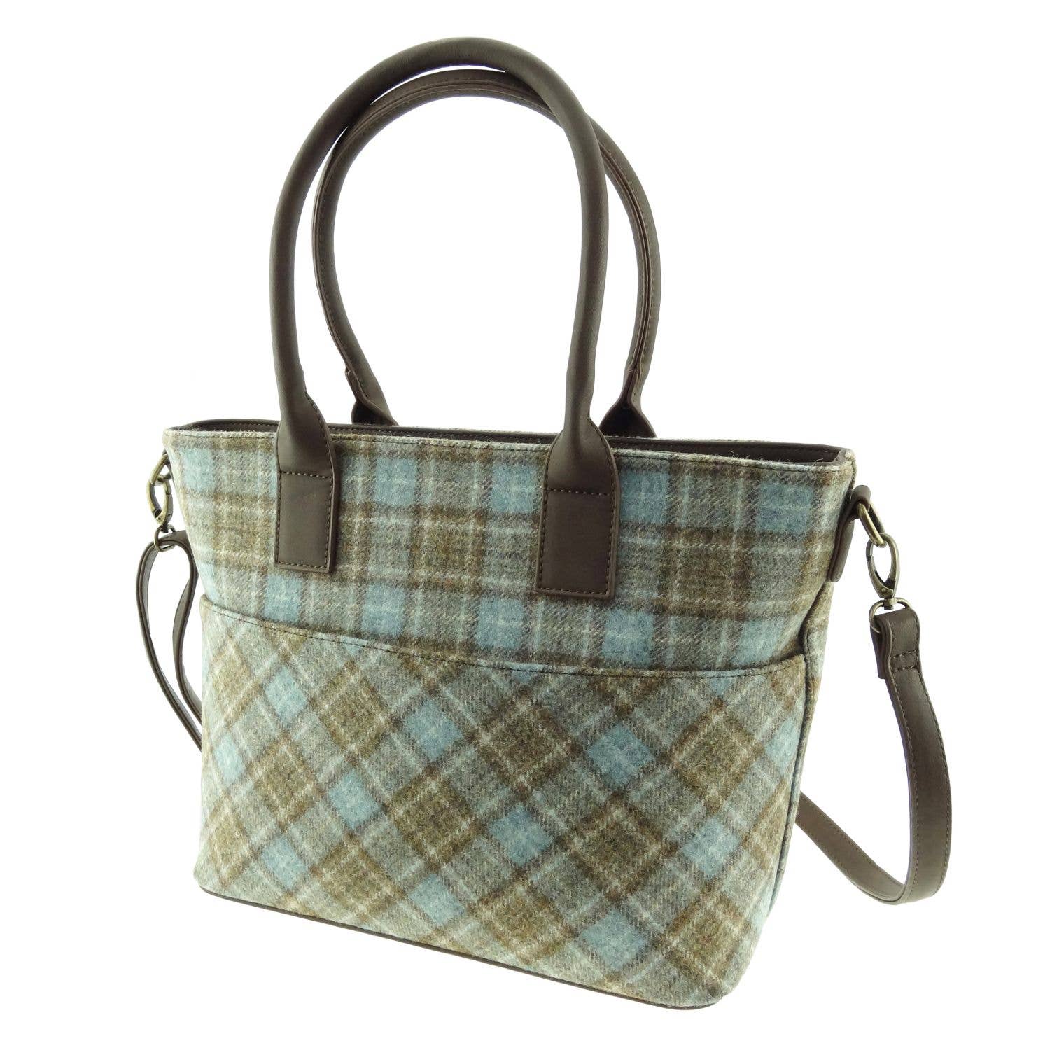 Glen Appin Of Scotland - Wholesale Tote Bag - Women's - 'Loxley' Large Women's Tote Bag in Abraham Moon Tweed4