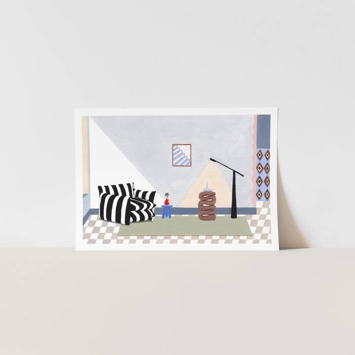 Case Study - Wholesale Art Print - Reading Room Mini Print1